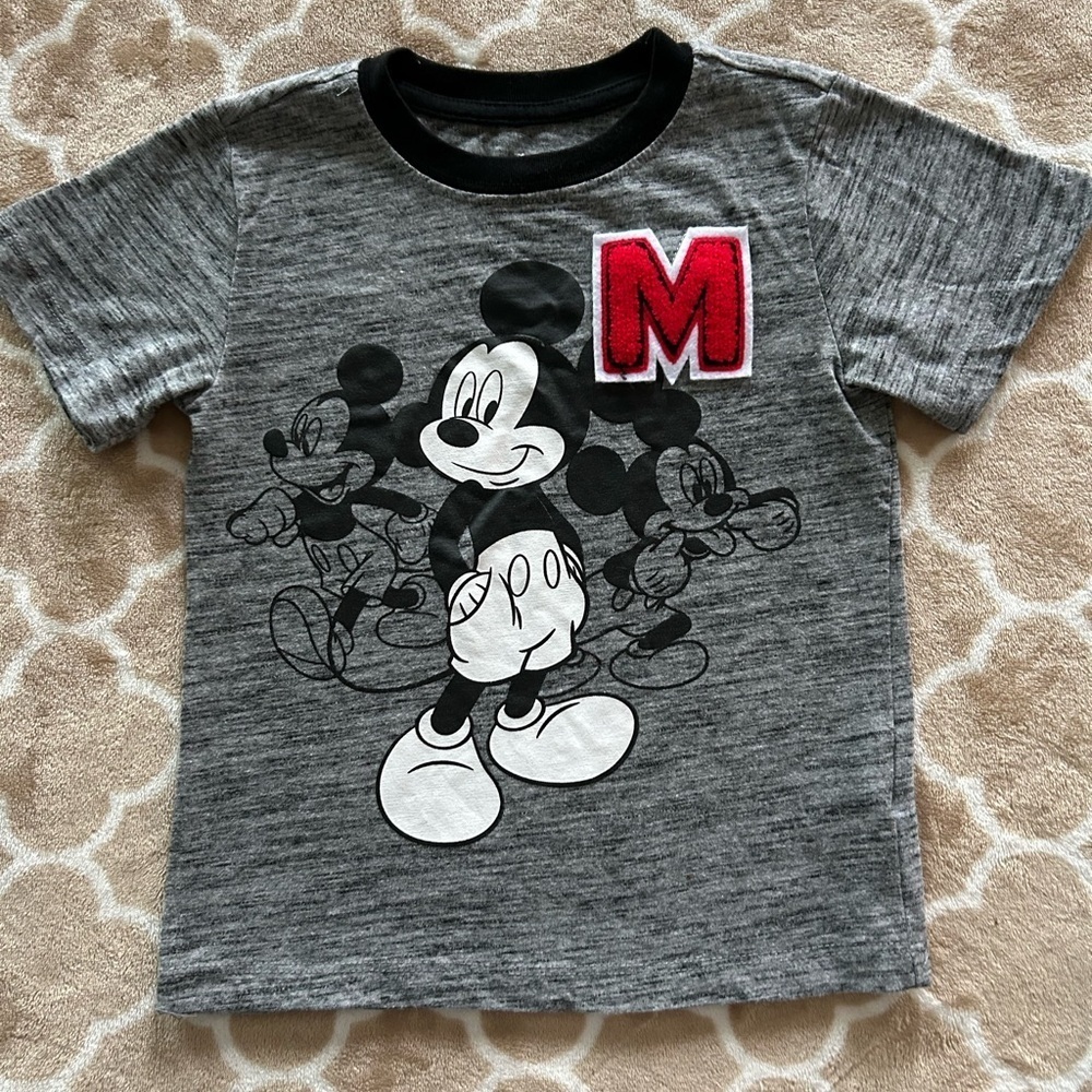 Disney Junior Mickey Toddler Tee Shirt Grey Size 5T